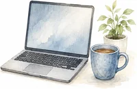 Laptop für Computer und Technik